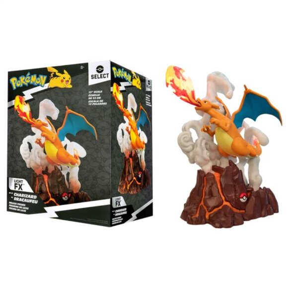 Pokemon 13 in Deluxe Collector’s Statue | Charizard Deluxe | Light Up Feature - Picture 4 of 6